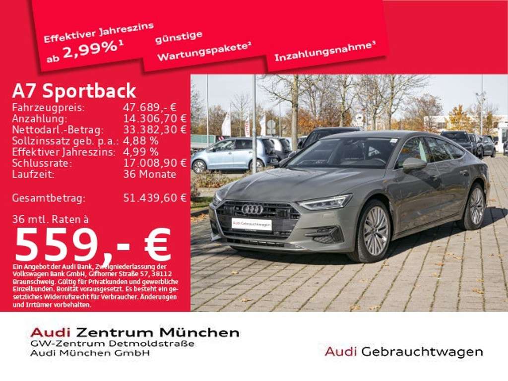 Audi A7 2023 Benzine