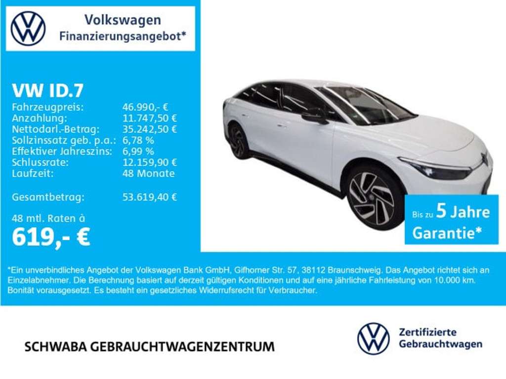 Volkswagen ID.7 2025 Elektrisch