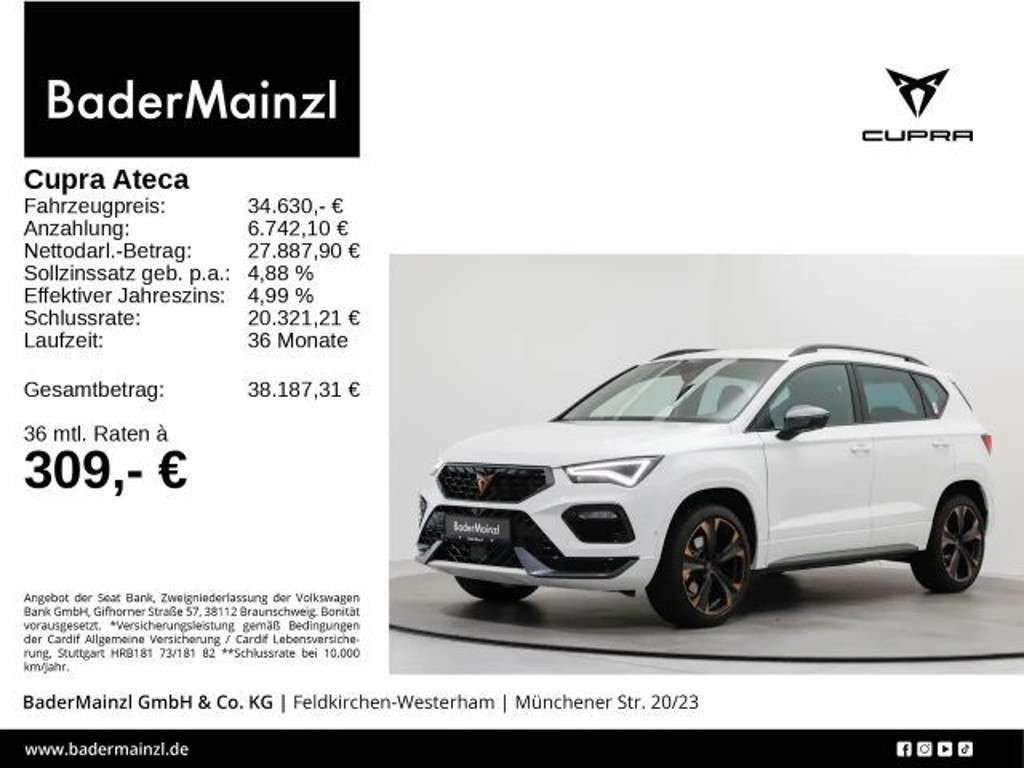 Cupra Ateca 2024 Benzine