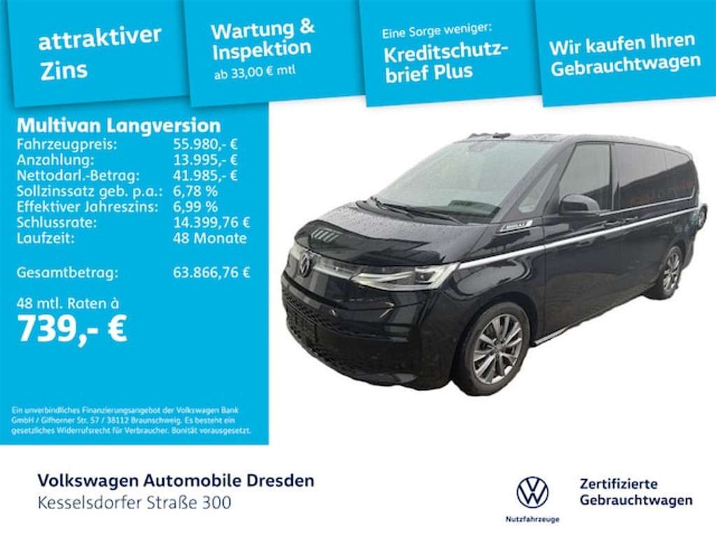 Volkswagen Multivan 2023 Benzine