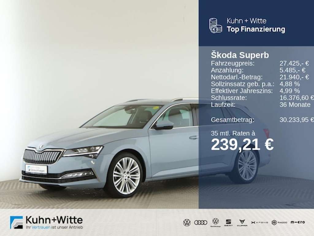 Skoda Superb 2022 Hybride Benzine