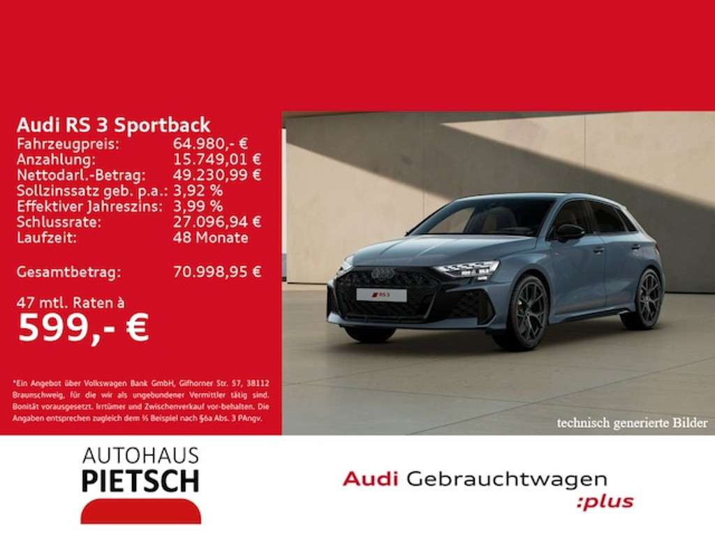 Audi RS3 2024 Benzine