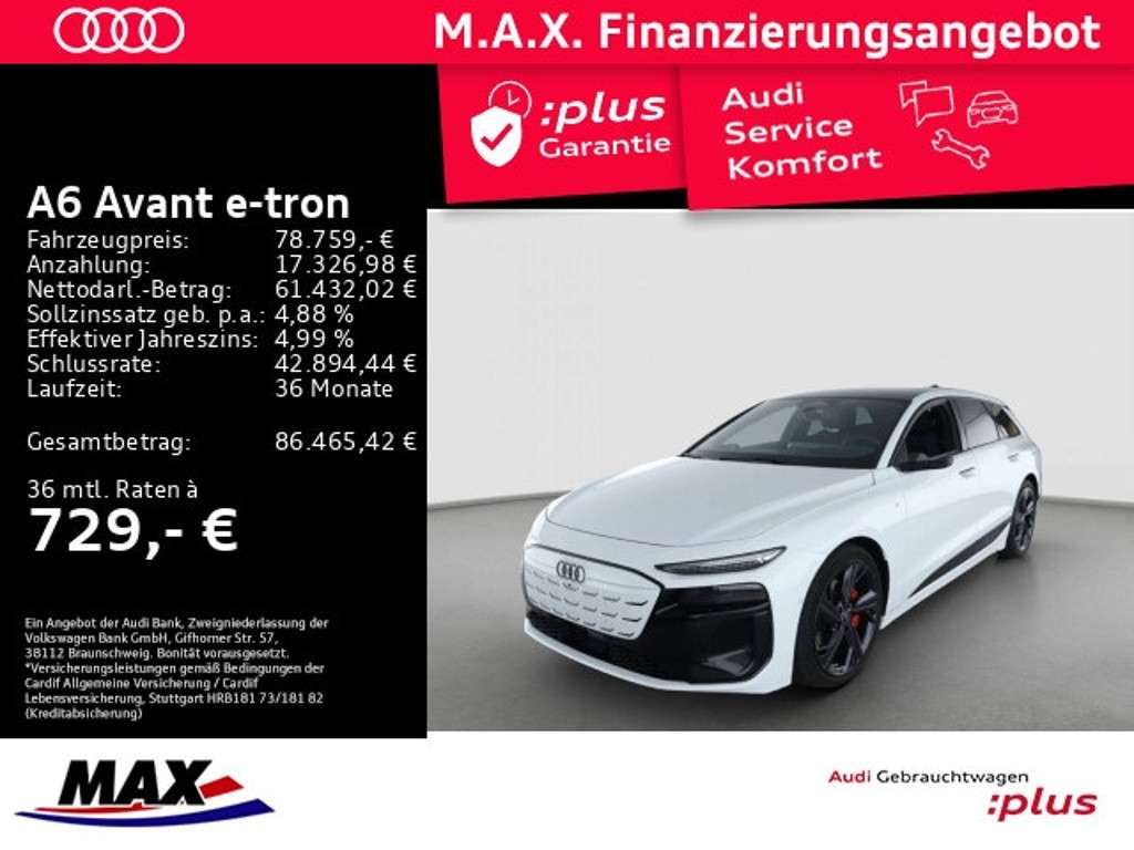 Audi A6 e-tron 2025 Elektrisch