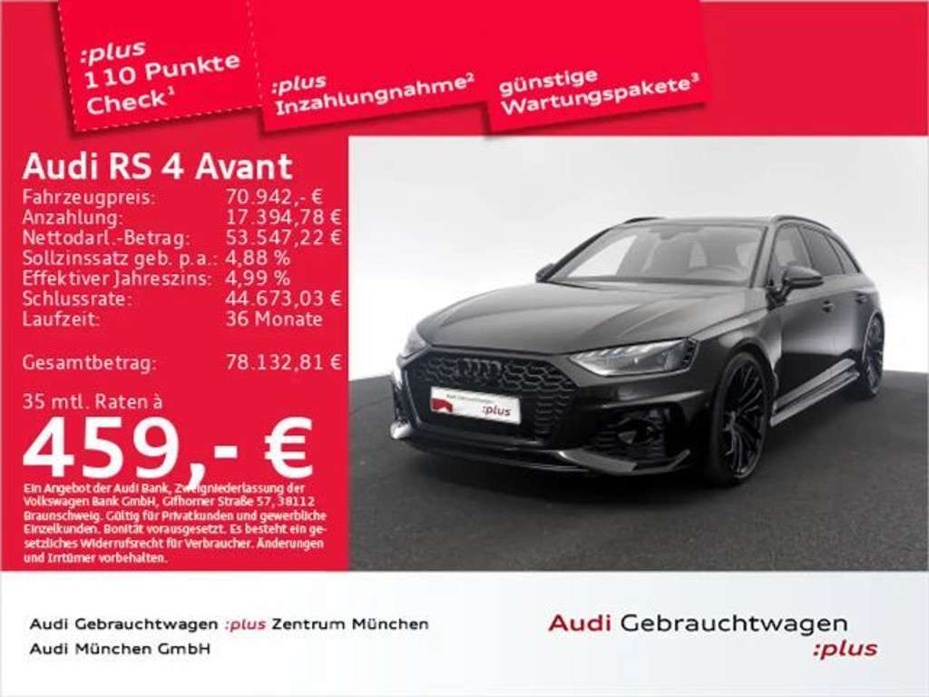 Audi RS4 2022 Benzine