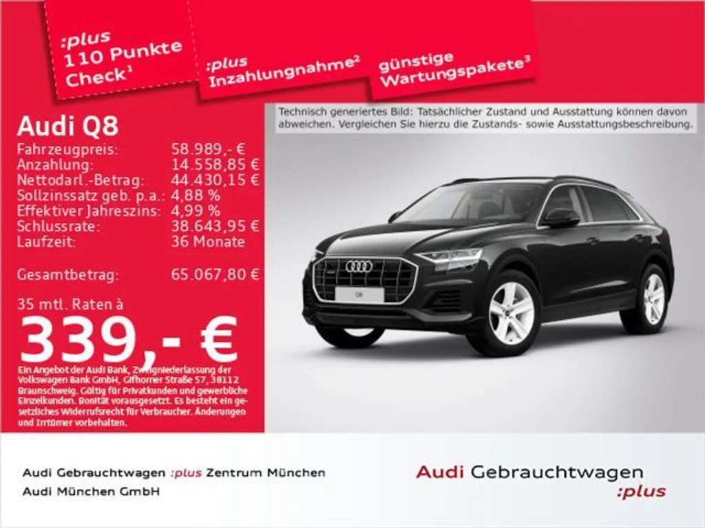 Audi Q8 2022 Benzine