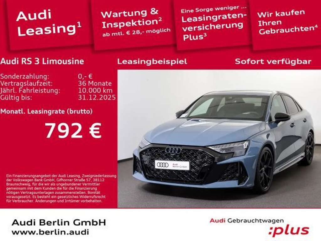 Audi RS3 2025 Benzine