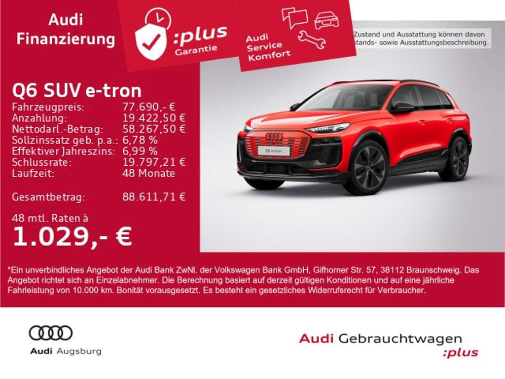 Audi Q6 e-tron 2025 Elektrisch