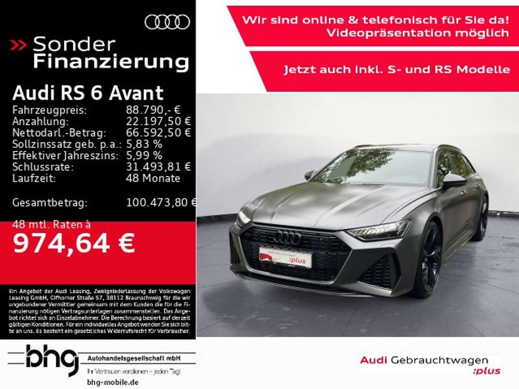 Audi RS6 2021 Benzine