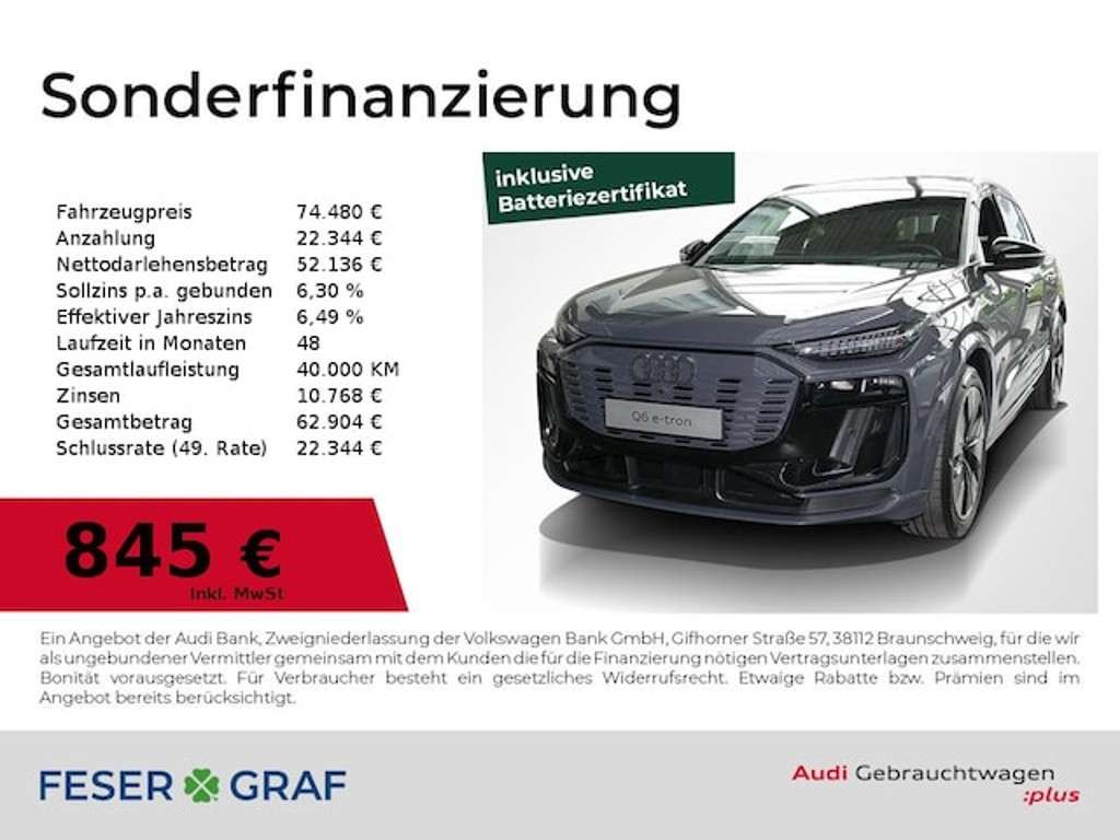 Audi Q6 e-tron 2025 Elektrisch