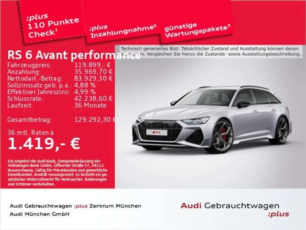 Audi RS6 2025 Benzine