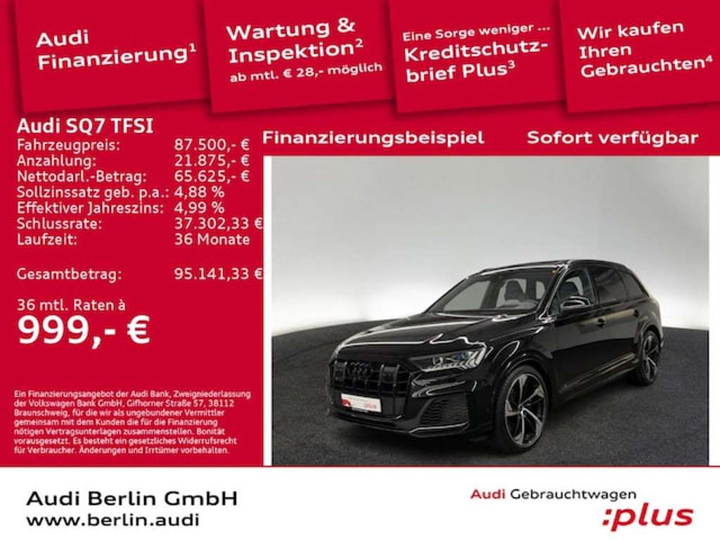 Audi SQ7 2023 Benzine