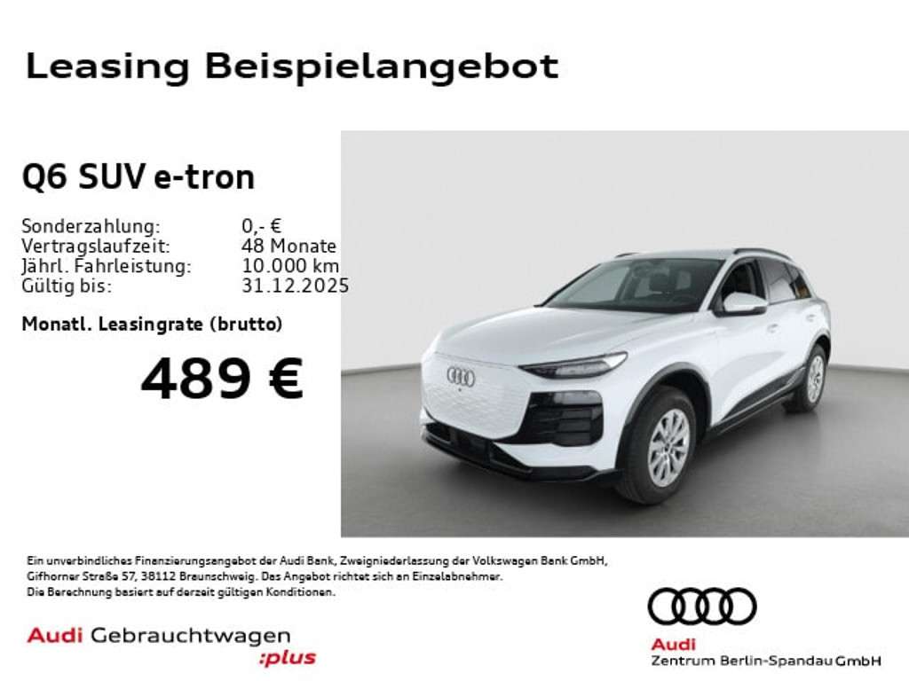 Audi Q6 e-tron 2025 Elektrisch