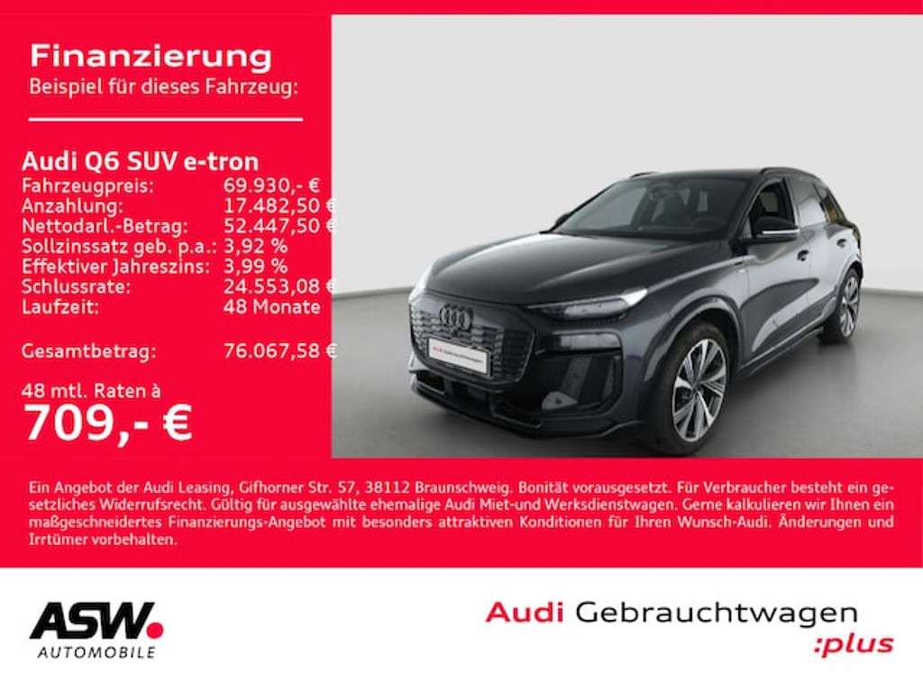 Audi Q6 e-tron 2025 Elektrisch