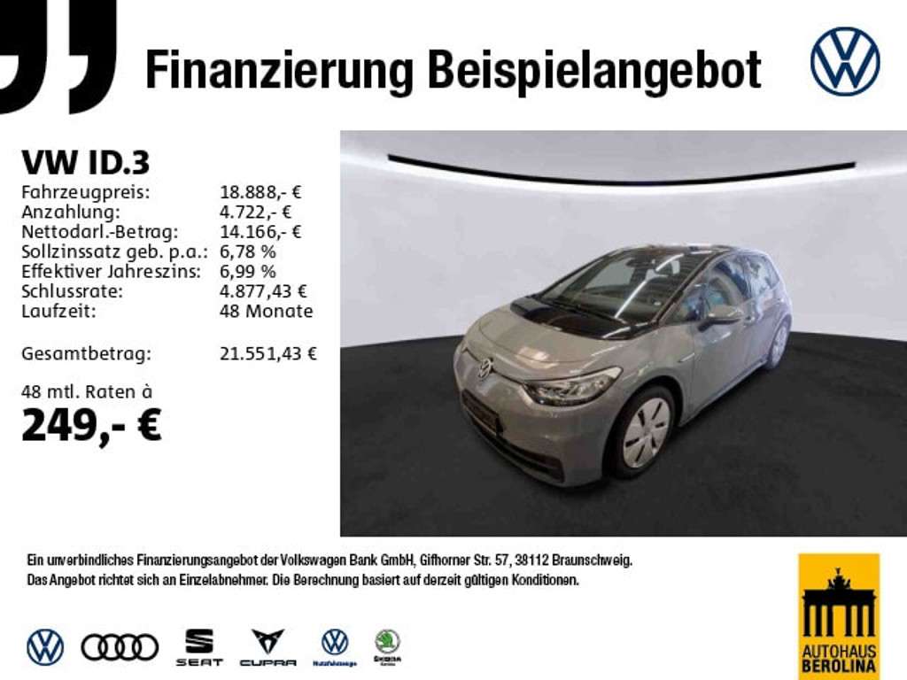 Volkswagen ID.3 2021 Elektrisch
