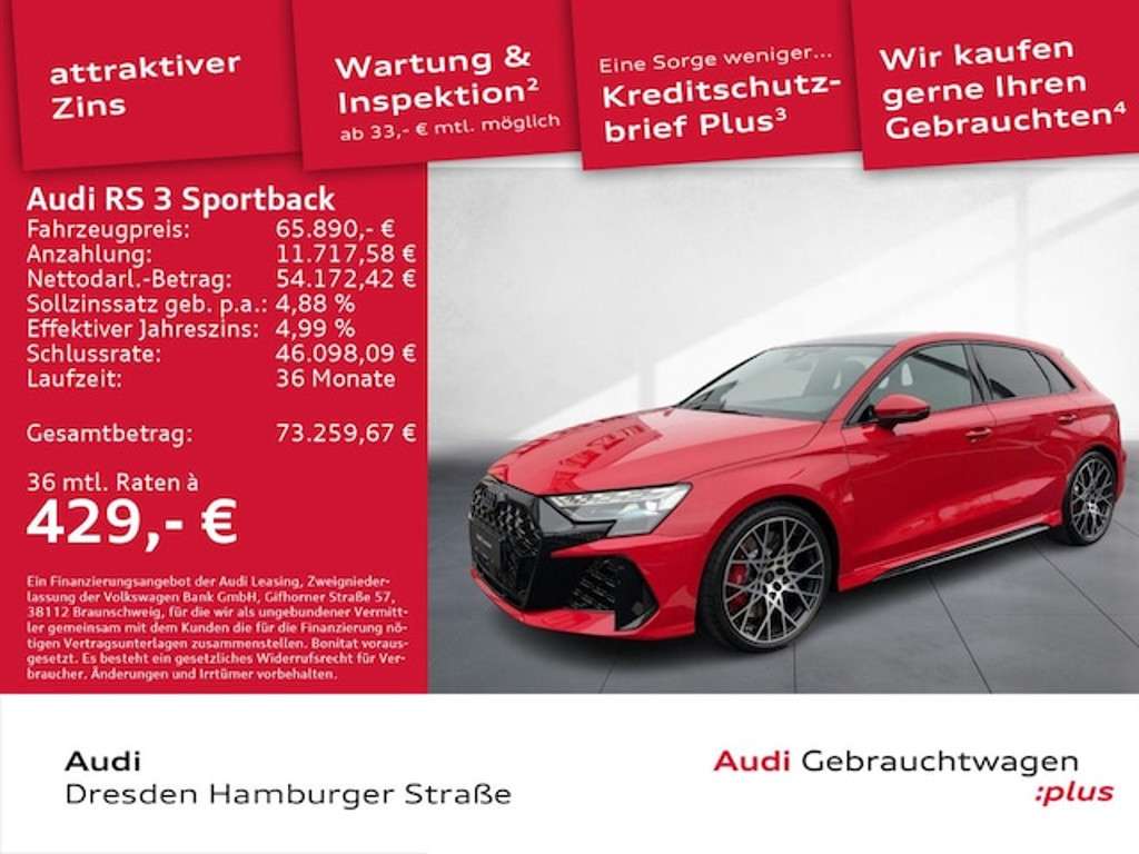 Audi RS3 2025 Benzine