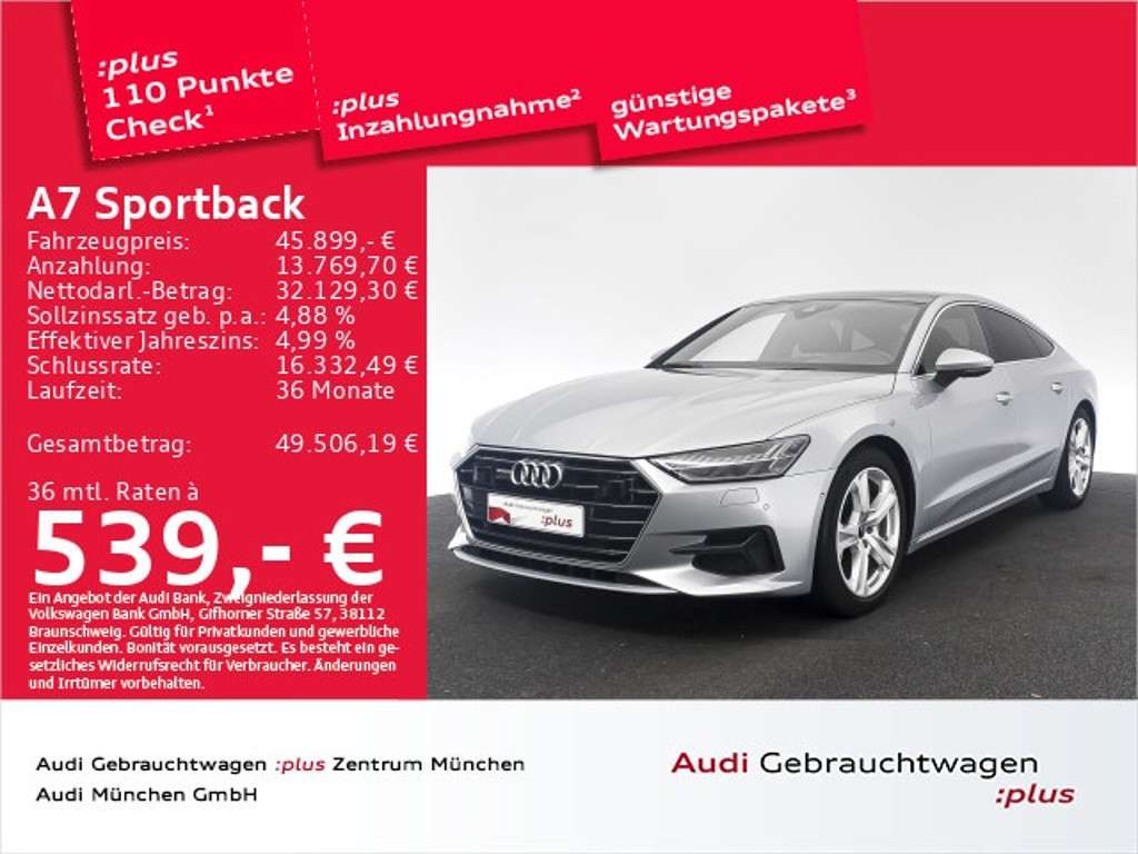 Audi A7 2021 Benzine