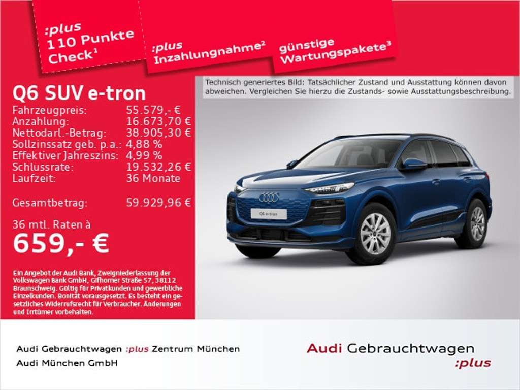 Audi Q6 e-tron 2025 Elektrisch