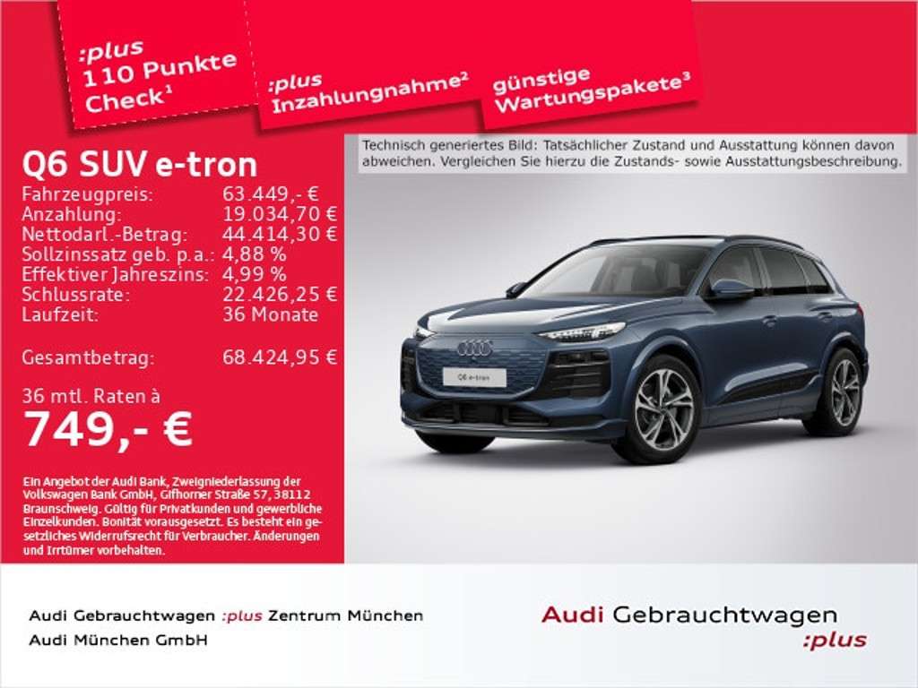 Audi Q6 e-tron 2025 Elektrisch