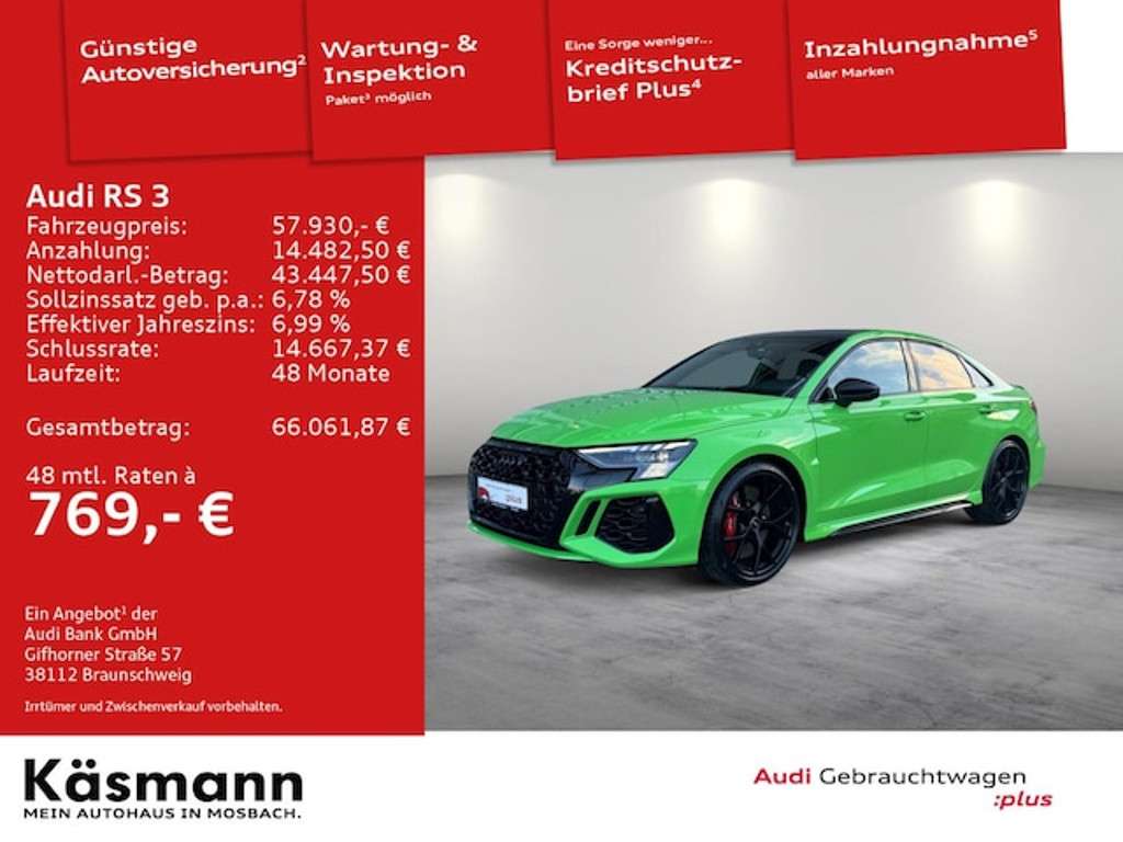 Audi RS3 2022 Benzine