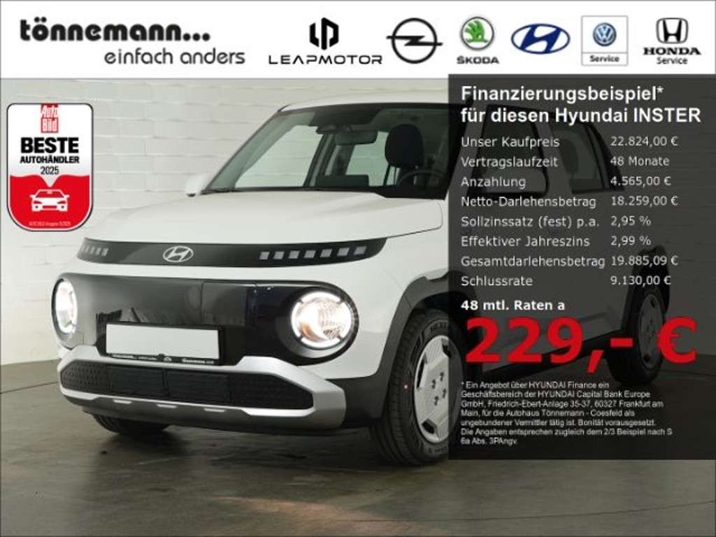 Hyundai Inster 2025 Elektrisch