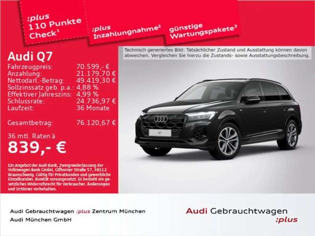 Audi Q7 2025 Benzine