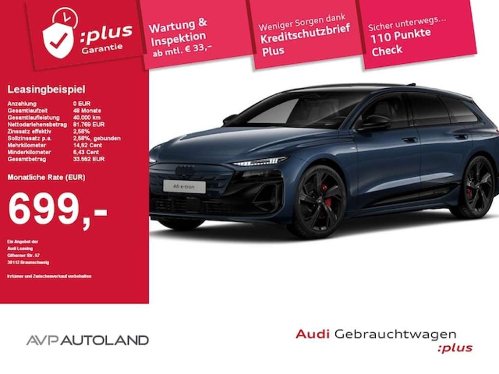 Audi A6 e-tron 2025 Elektrisch