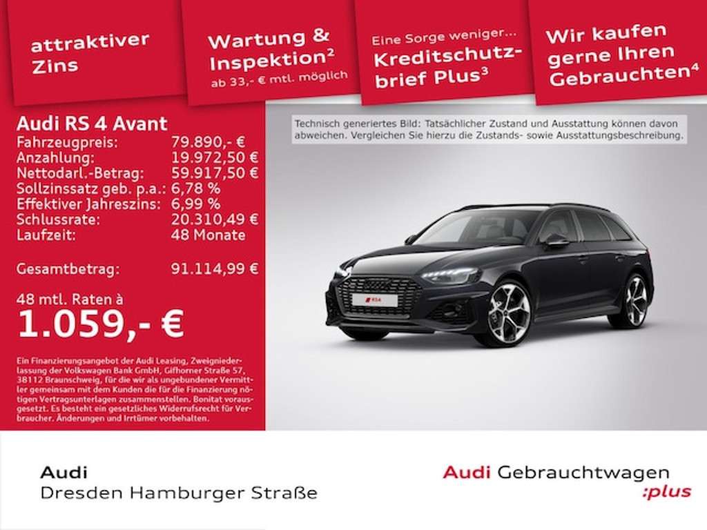 Audi RS4 2024 Benzine