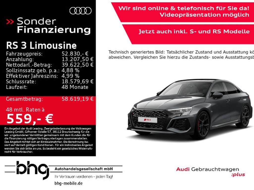 Audi RS3 2022 Benzine