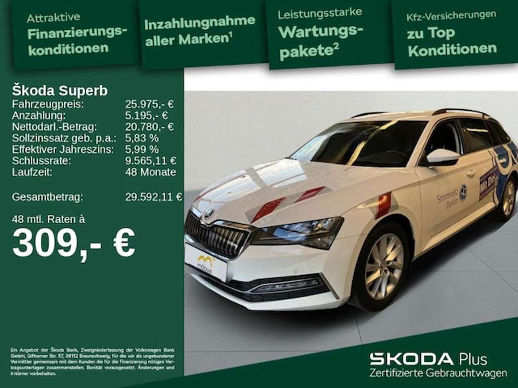 Skoda Superb 2021 Hybride Benzine