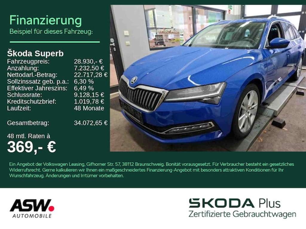 Skoda Superb 2022 Benzine