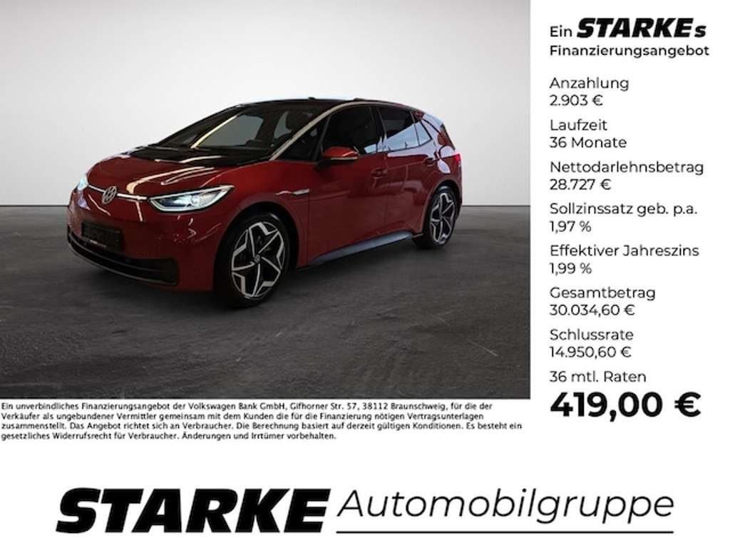 Volkswagen ID.3 2023 Elektrisch