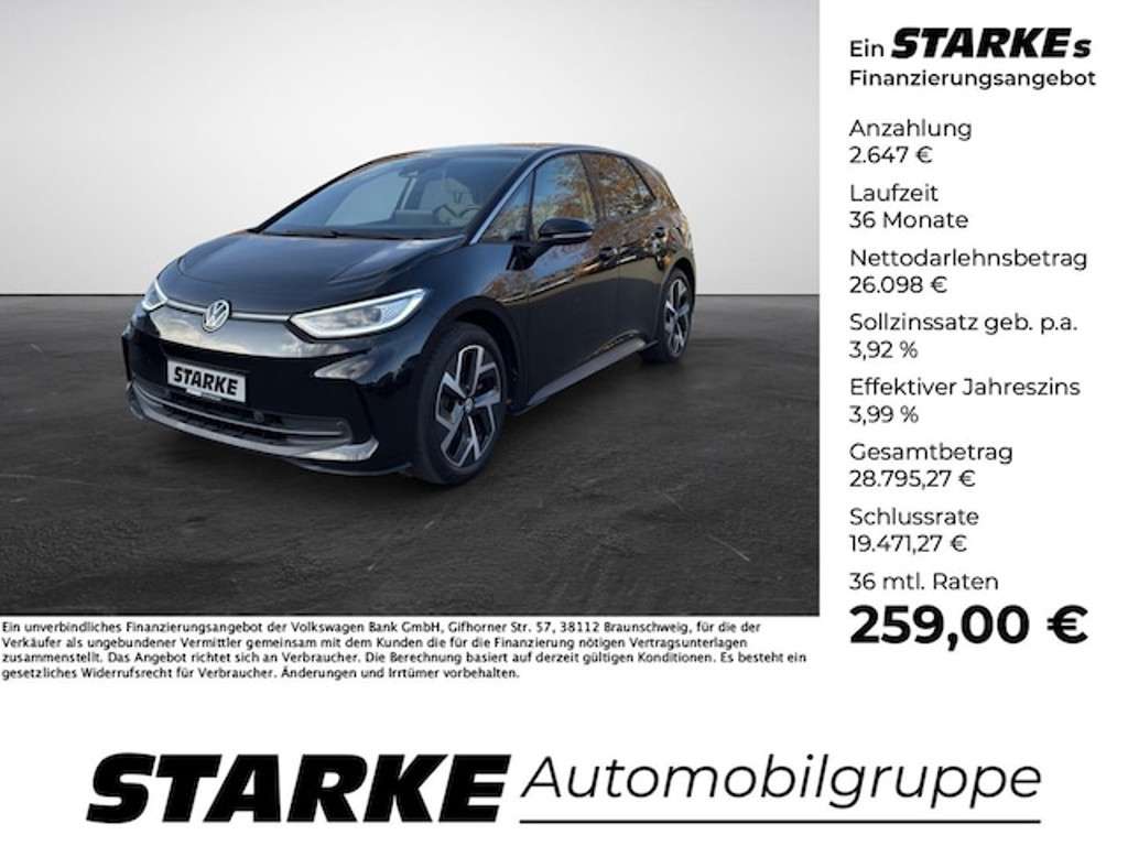 Volkswagen ID.3 2023 Elektrisch