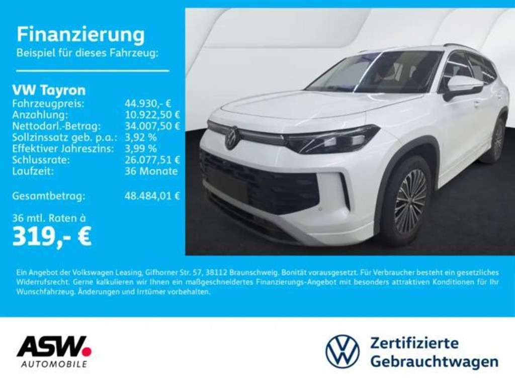 Volkswagen Tayron 2025 Diesel