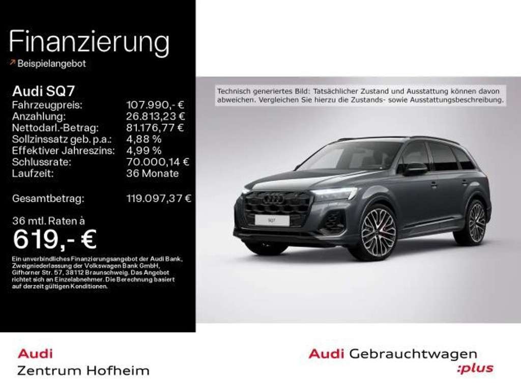 Audi SQ7 2024 Benzine