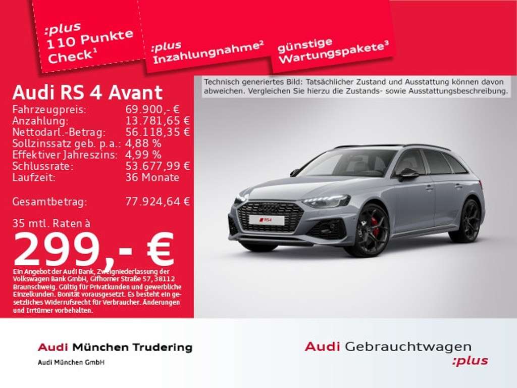Audi RS4 2023 Benzine