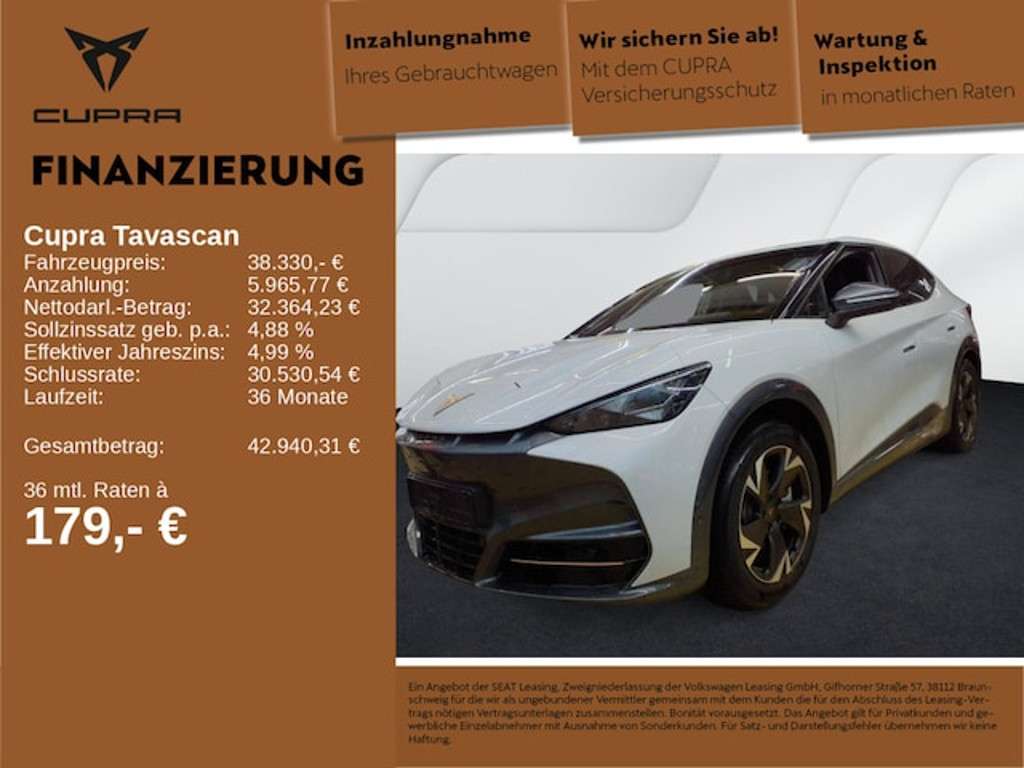 Cupra Tavascan 2025 Elektrisch