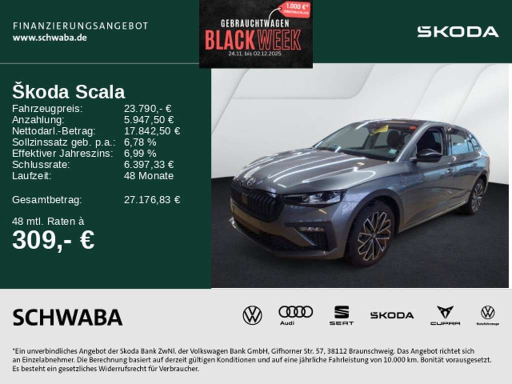 Skoda Scala 2025 Benzine