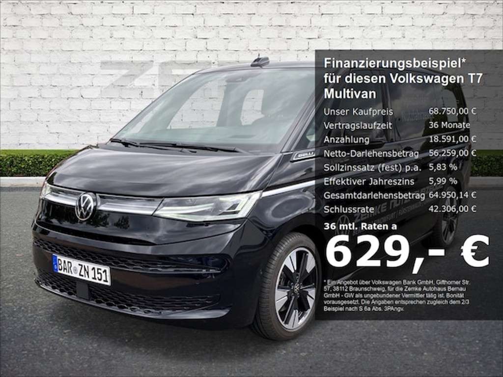 Volkswagen Multivan 2024 Benzine