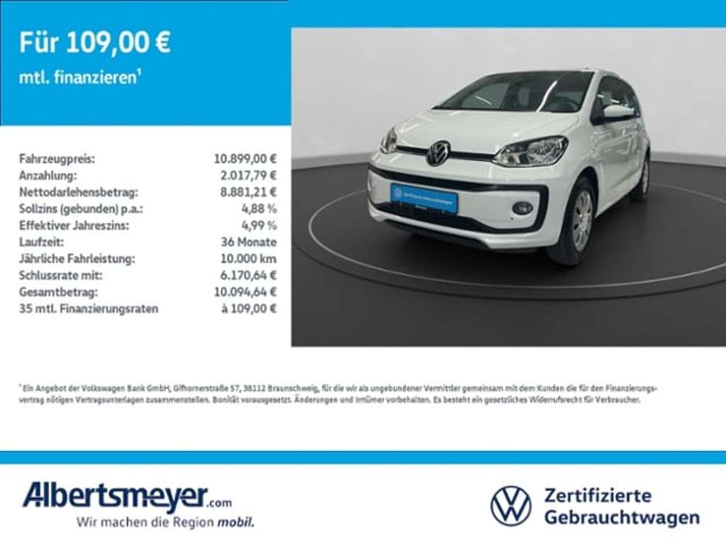 Volkswagen up! 2021 Benzine