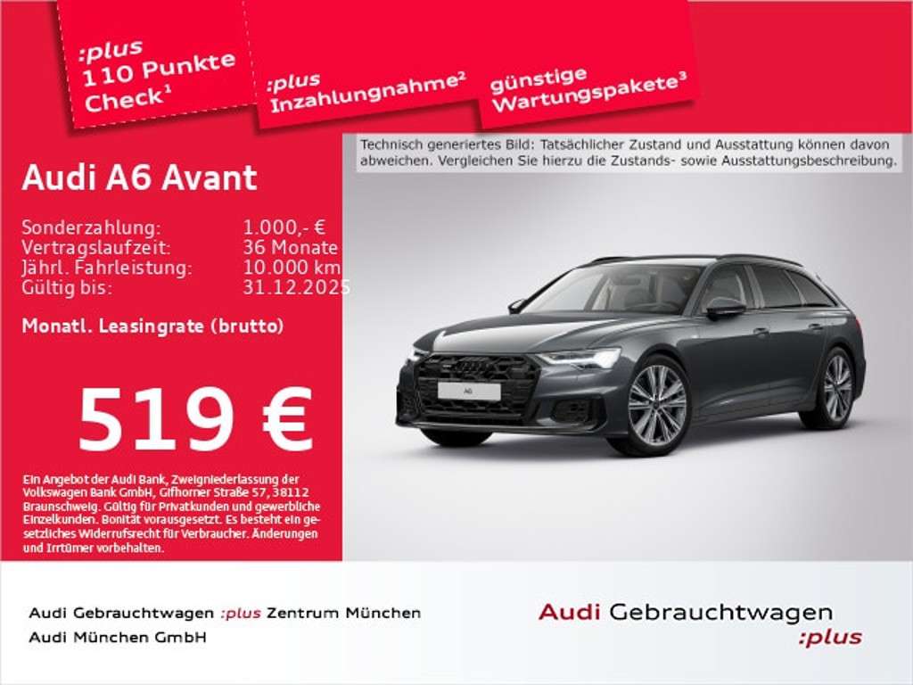 Audi A6 2025 Hybride Benzine