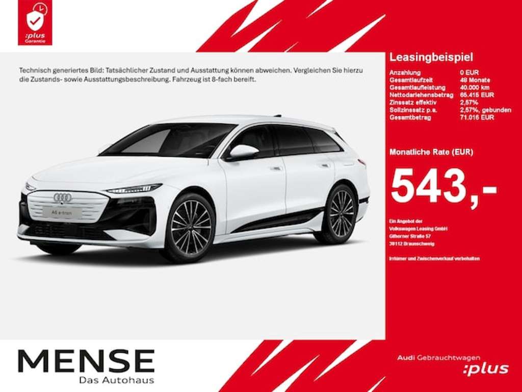 Audi A6 e-tron 2025 Elektrisch