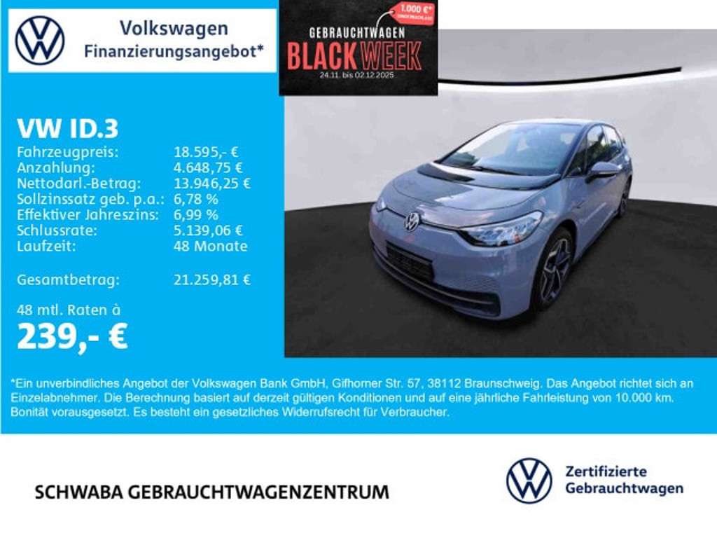 Volkswagen ID.3 2021 Elektrisch