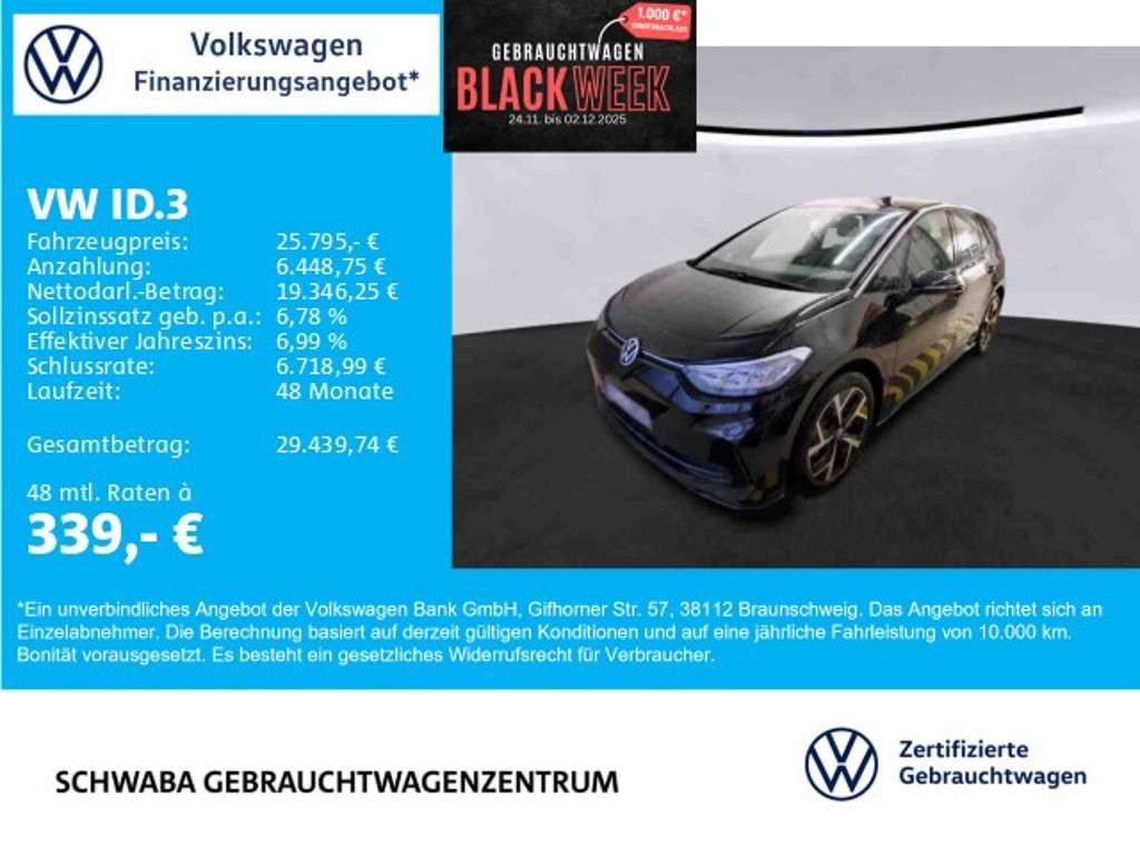 Volkswagen ID.3 2023 Elektrisch