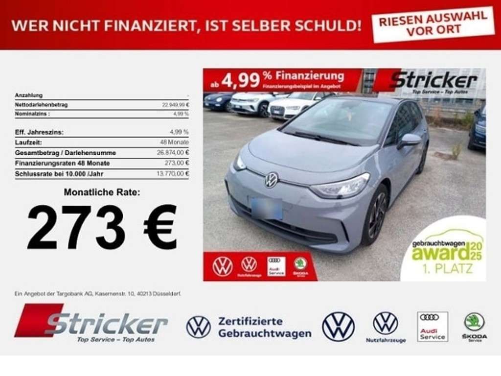 Volkswagen ID.3 2023 Elektrisch