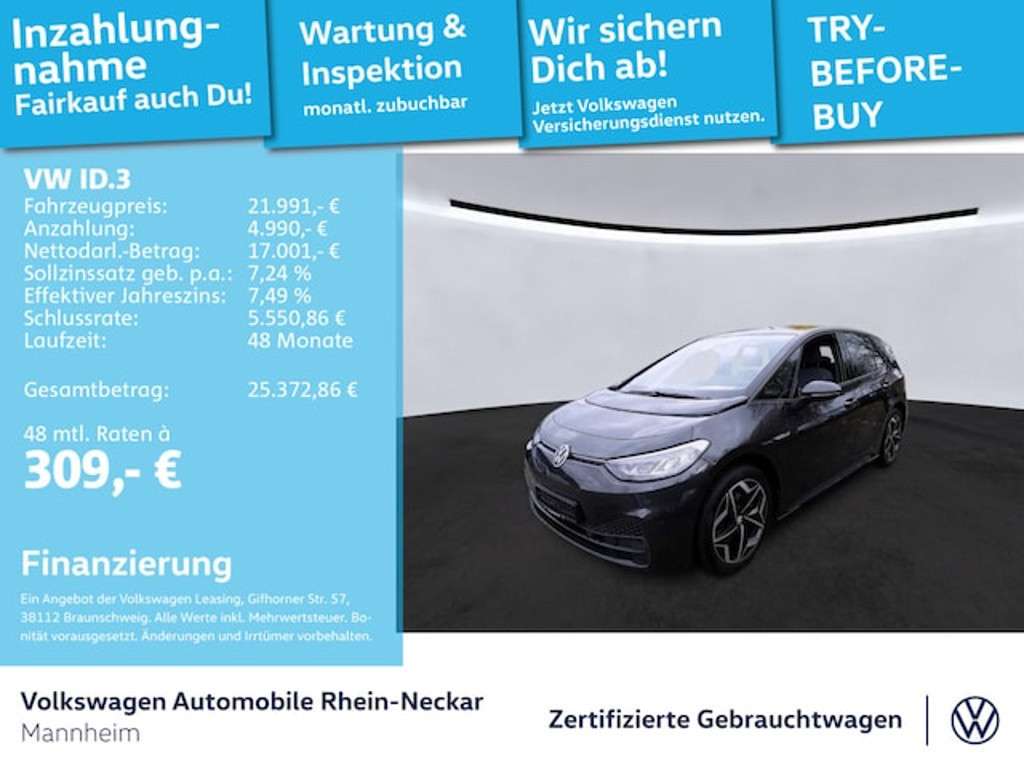 Volkswagen ID.3 2022 Elektrisch