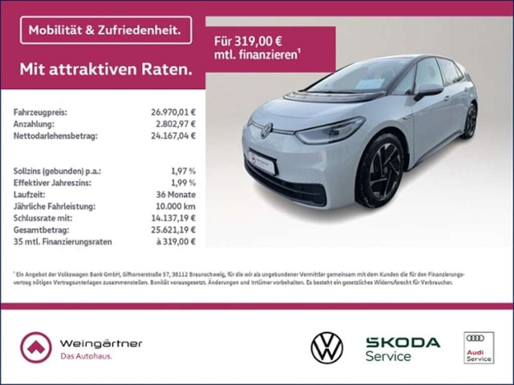 Volkswagen ID.3 2023 Elektrisch