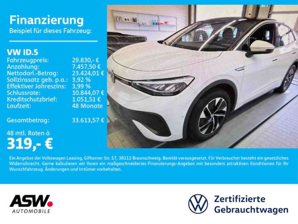 Volkswagen ID.5 2022 Elektrisch