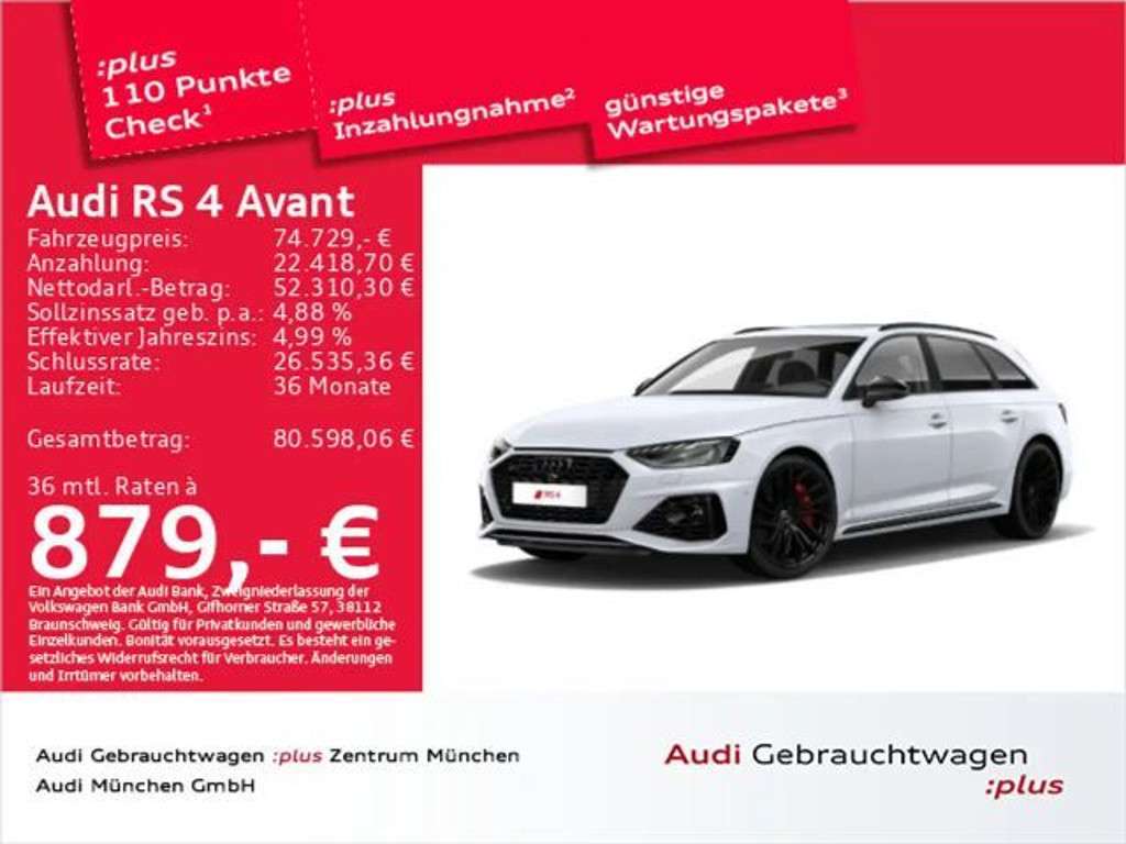 Audi RS4 2022 Benzine