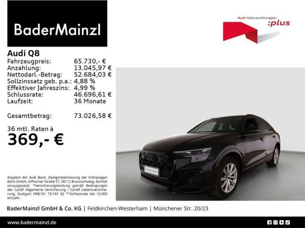 Audi Q8 2025 Benzine