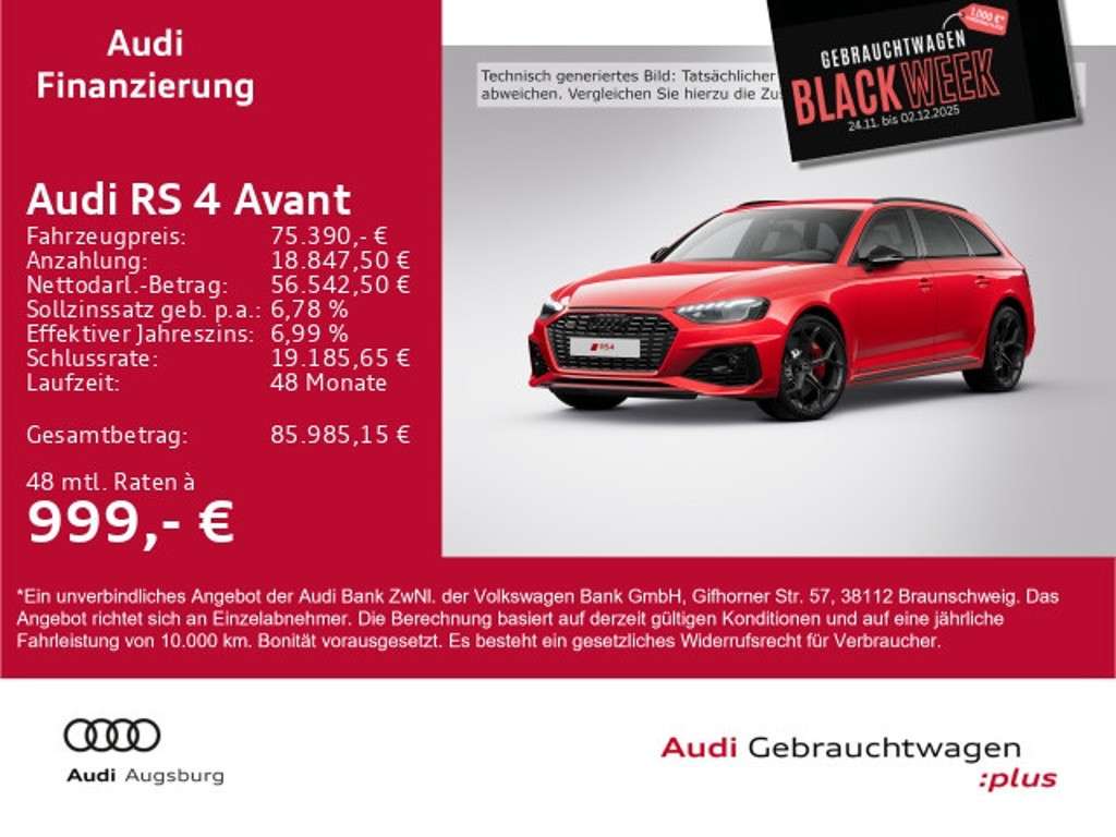 Audi RS4 2024 Benzine